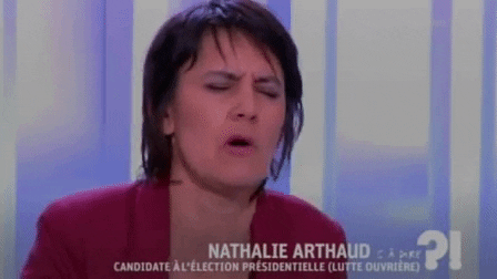 nathalie arthaud archive GIF by franceinfo