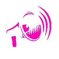 Shoutitsocial pink creative agency social Sticker
