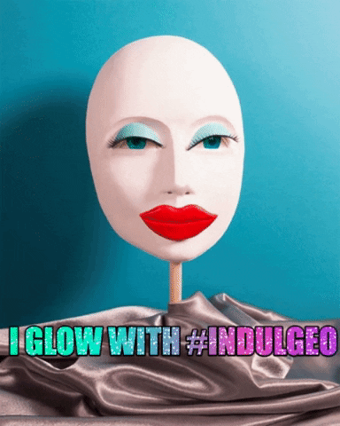 indulgeoessentials giphygifmaker glow glow up glowing skin GIF