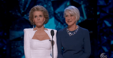 Jane Fonda Wink GIF by The Academy Awards