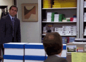 The Office Stairs GIF