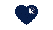 Kapazi k coracao piso tapete Sticker