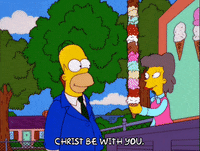 Hungry Ice Cream GIF by The Simpsons