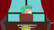 mayor mcdaniels talking GIF by South Park 