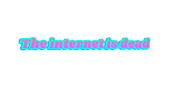 Dead Internet Sticker