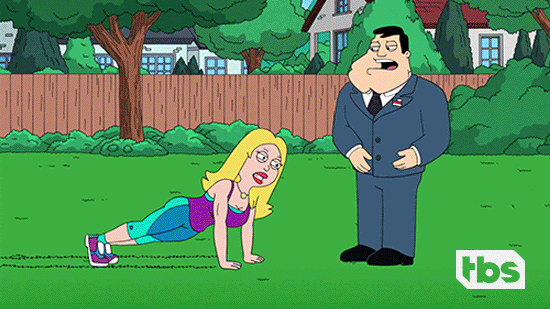 Workout Hardcore GIF by American Dad