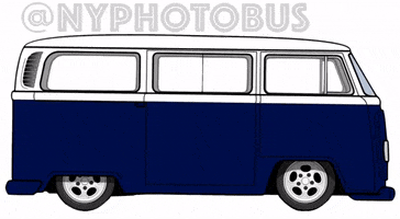 nyphotobus nyc bus van volkswagen GIF