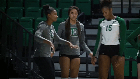 Eastern Michigan University Volleyball GIF by EMU Athletics
