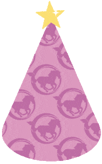 Party Birthday Sticker by Mustang Cheer