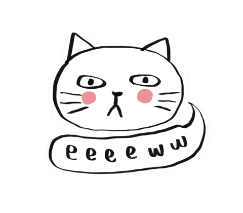mad cat Sticker by Fawa