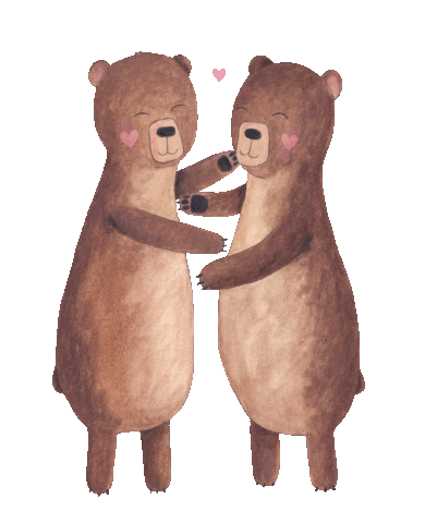 In Love Hugs Sticker