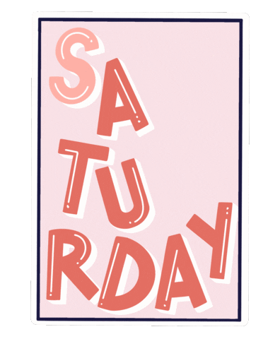 Weekend Saturday Sticker