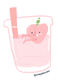 Drink Fruit Sticker by Kaley Skincare