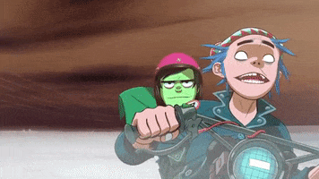 2D Aries GIF by Gorillaz