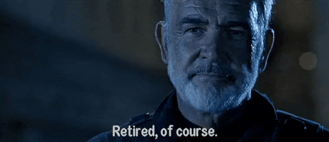retired sean connery GIF