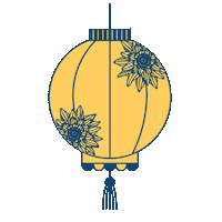 Chinese Lantern Good Luck Sticker by Chinatown London
