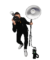Photo Camera Sticker by Nico Alsemgeest