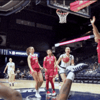 XavierWBB ncaa xavier tp layup GIF