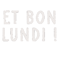 Goodiemood monday french lunes happy monday Sticker