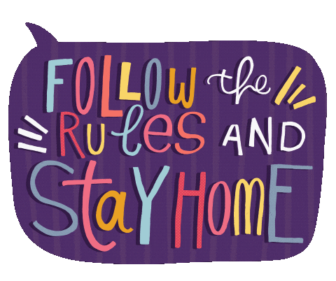 Stay Home Miss You Sticker by Qualcosa di Erre
