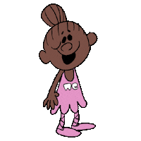 Cartoon Character Pixel Sticker by WeTransfer