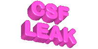Csf Leak Sticker