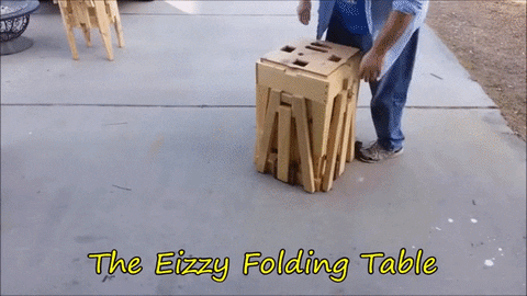table folding GIF
