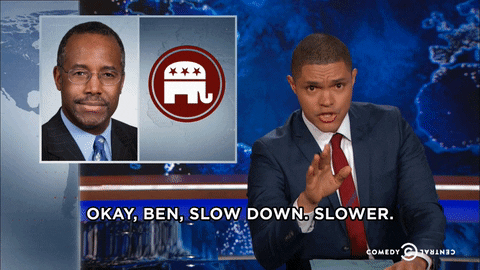 calm down the daily show GIF by The Daily Show with Trevor Noah