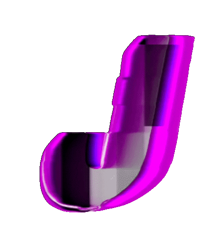 Glitch Alphabet Sticker by #BASILIO