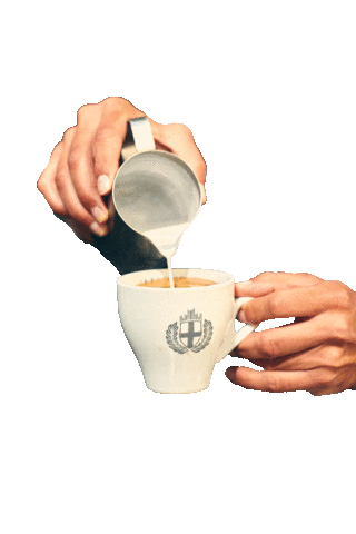 Flat White Coffee Sticker by La Bottega Milanese