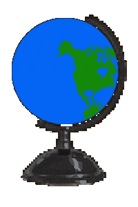 Earth Spinning Sticker