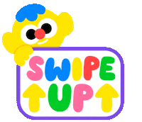 Swipe Up Sticker by Emo Díaz