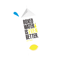 Lemon Boxedwater Sticker by Boxed Water Is Better