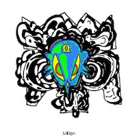 Animation Colors Sticker by Miron