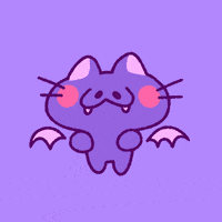 Cat Halloween GIF