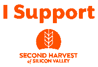Silicon Valley Support Sticker by Second Harvest of Silicon Valley