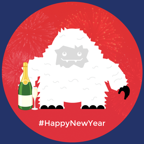 celebrate new year GIF
