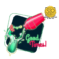 happy hour cheers Sticker by Social Panga