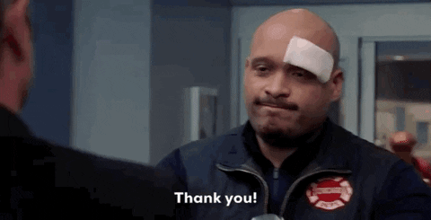 Chicago Fire Thank You GIF by Wolf Entertainment