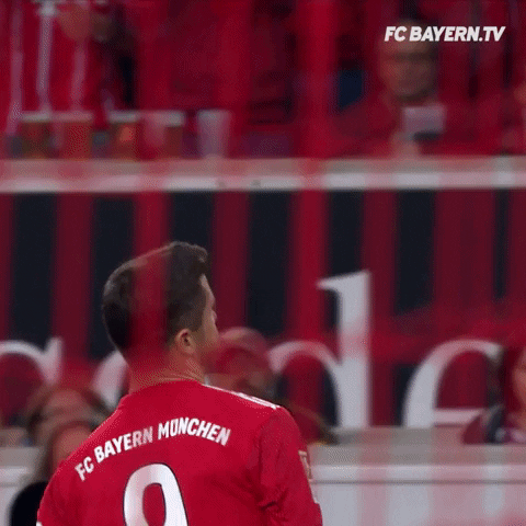 robert lewandowski yes GIF by FC Bayern Munich
