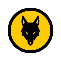 pfadfinden giphyupload wolf SCOUTS gelb Sticker