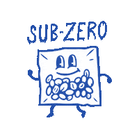 Stay Cool Latte Sticker by Sub-Zero Coffee