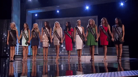 Contestants Hold Hands GIF by Miss America