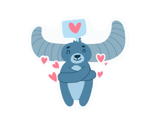 Happy Love Yourself Sticker by Royce Hare