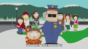 eric cartman police GIF by South Park 