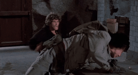 heroes3podcast giphyupload 80s hong kong jackie chan GIF