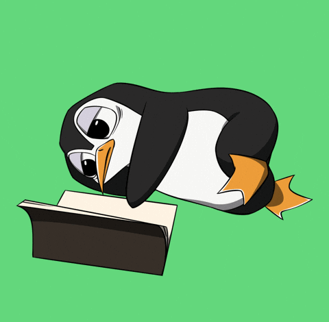 pengztracted giphyupload chill book study GIF