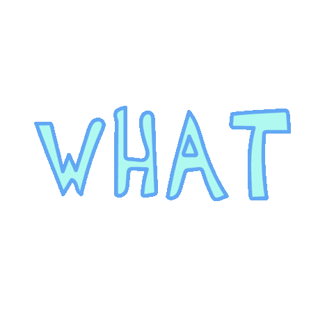 What Confused Sticker by hannahgraphix
