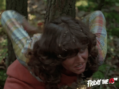 Scared Knife GIF by Friday the 13th