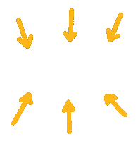 Arrow Link Sticker by Andreea Illustration